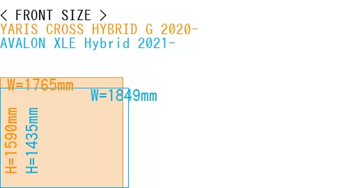 #YARIS CROSS HYBRID G 2020- + AVALON XLE Hybrid 2021-